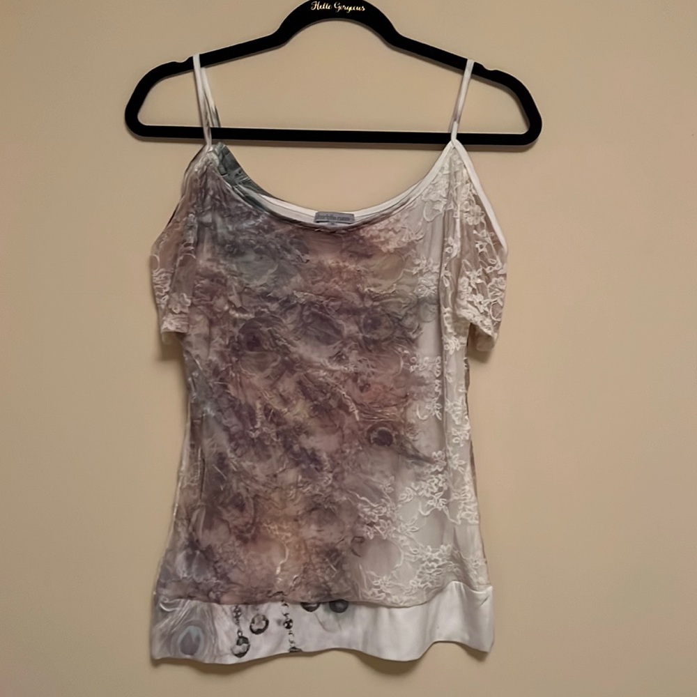 Off The Shoulder Short Sleeve Lace Top